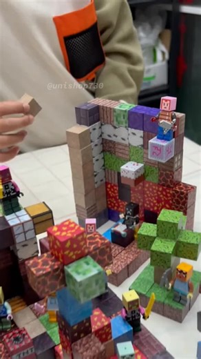 Magnetic Minecraft Blocks for Creative Kids