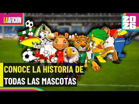Todas las mascotas de los Mundiales de futbol desde 1966 hasta 2026