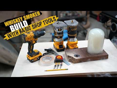 Whiskey Smoker Build with Basic Shop Tools! (Parts List Included)