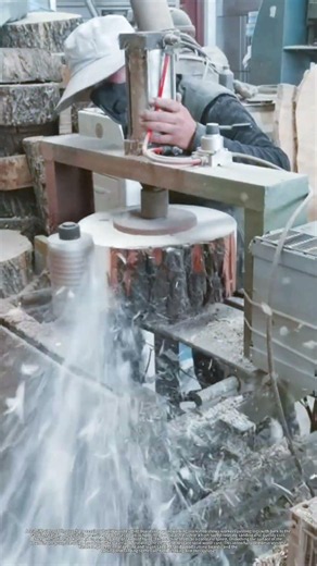 Solid wood cutting board production, pneumatic pressing fast sanding machine