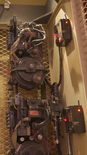 Adam Savage's Tested on Instagram: "We’re in the #Ghostbusters firehouse! Ghostbusters: #FrozenEmpire Writer and Producer Jason Reitman gives #AdamSavage a tour of the iconic headquarters of the Ghostbusters, faithfully recreated with astounding fidelity for the new film. Along the way, they run in Mckenna Grace (Phoebe), who shares with Adam some of her favorite details of the set, including the #protonpack charging station!!!"