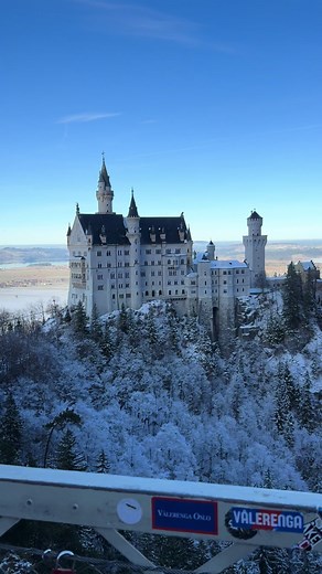 Neuschwanstein Castle in winter ❄️ #Neuschwanstein #castle #deutschland #germany #munchen