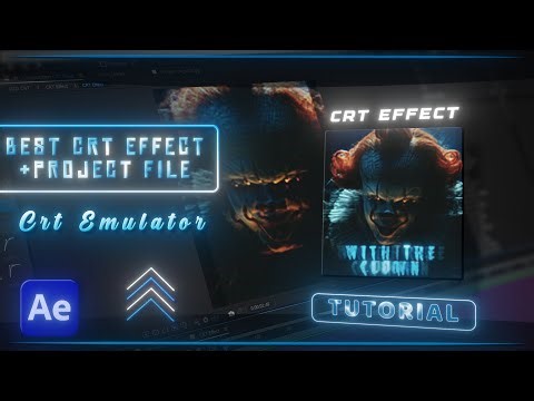 CRT Effect Tutorial - After Effects