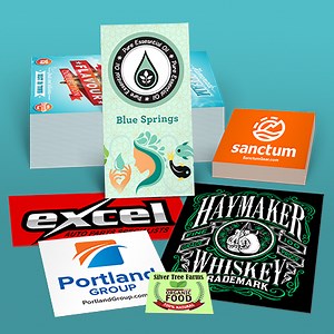 Rectangle Cut Stickers - CanadaCopy