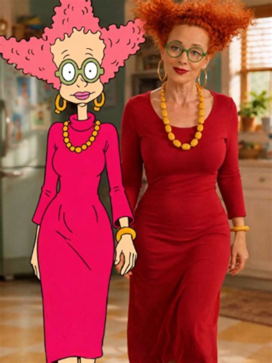 Rugrats Parents: Animated vs Realistic Face Comparison
