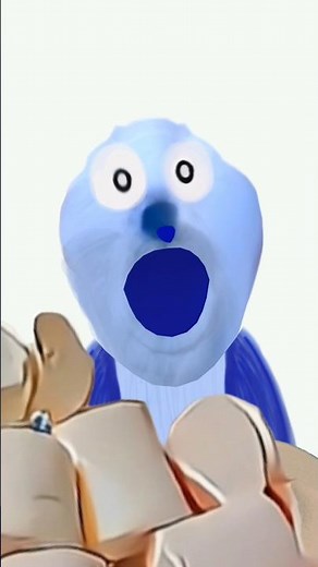 screaming blue thing meme