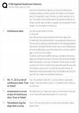 Ultimate Study Guide For Wgu C784 Applied Healthcare StATIstics Verified 2025 2026 Resource