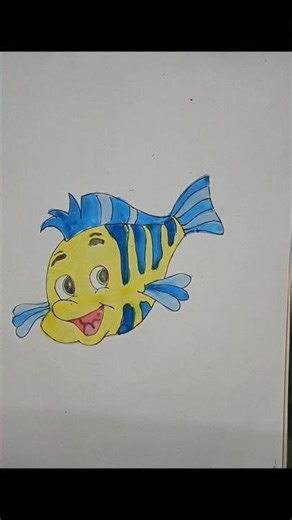 How to draw a smiley fish