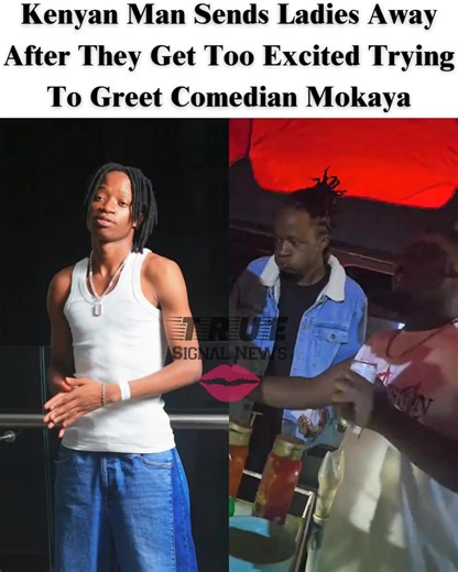 Kenyan Man's Hilarious Reaction to Fans Greeting Comedian