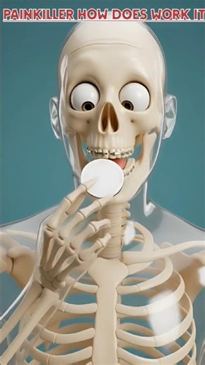 How painkiller does work #shorts #viral #skeleton
