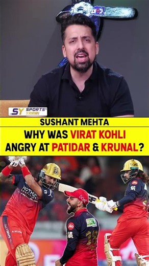 WHY WAS VIRAT KOHLI ANGRY AT PATIDAR & KRUNAL? #viratkohli #krunalpandya #rcbvssrh #ipl2026
