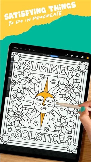 Easy Coloring on your iPad #artwithflo #procreatetutorial