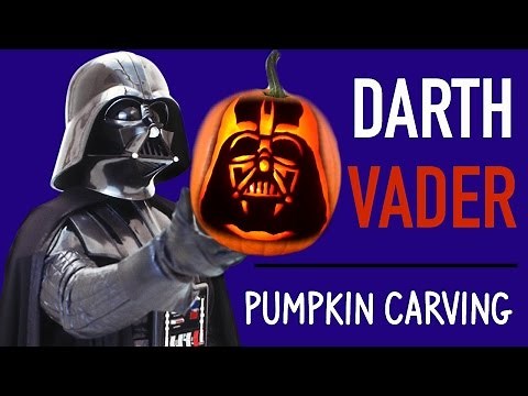 Pumpkin Carving Darth Vader STAR WARS Pumpkin Carving Ideas