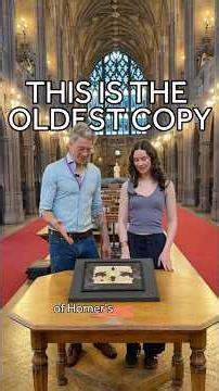 This 1,700 year old Odyssey manuscript is closer than you think! 🐝📜