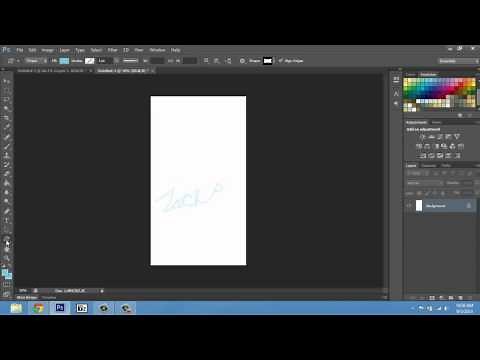 How to Make a Signature in Photoshop CS6 : Adobe Photoshop Tips
