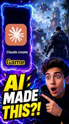 From Prompt to Game with Claude AI😈 #ai #claude #coding #shorts