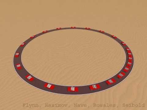 Formation of a 'phantom traffic jam'