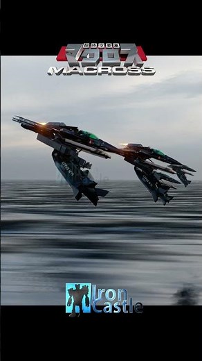 VF1-S Veritech Valkyrie Stealth Fighter #macross #robotech