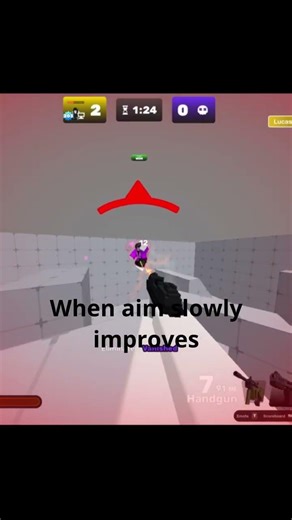 When ur aim randomly gets bether