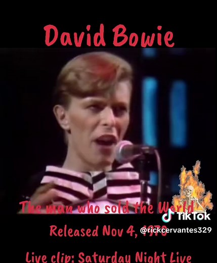 David Bowie: The Man Who Sold The World - Live Clip