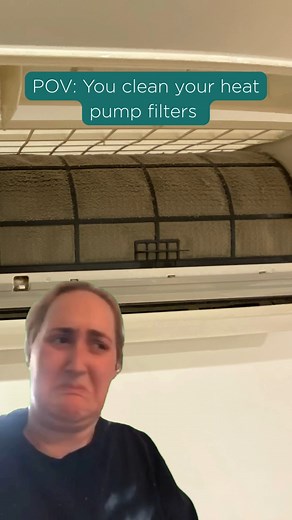 🙈 A keen follower sent us this before and after when our pre-winter checklist prompted them to clean their heat pump filter. What a transformation! Anyone else game to share theirs? | BRANZ