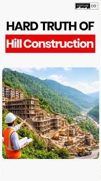 Hill Construction Explained! 🏗️ Why Building on Mountains Costs More in India