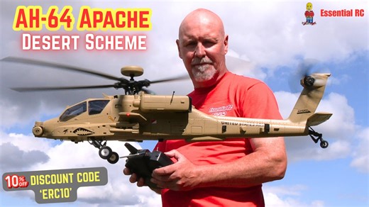 7.1K views · 136 reactions | DESERT SCHEME ! BUY HERE: https://bit.ly/razordonF11NAH64DApache (DISCOUNT CODE: ERC10) | Essential RC | Facebook