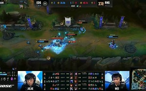 RNG VS EDG 英文解说弹幕 2021英雄联盟全球总决赛 八强DAY14