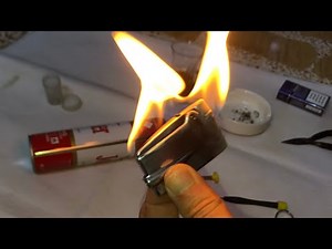 Repairing an old RONSON lighter that is leaking gas