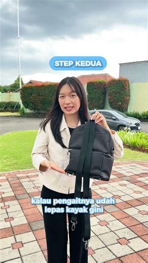 Tutorial Ubah Backpack Jadi Slingbag