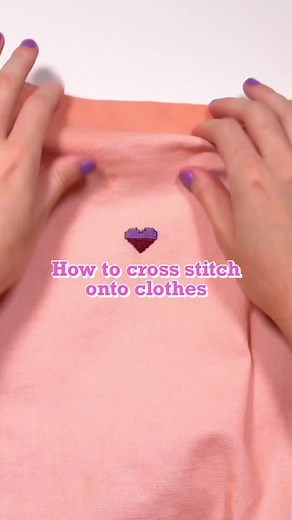 Learn how to add cross stitch to your clothes and totes with our reel 🧵✨ It’s super easy to do and a great little upcycling project! #crossstitchoftiktok #crossstitchlover #crossstitchtutorial #NatWestWhatYouWaitingFor