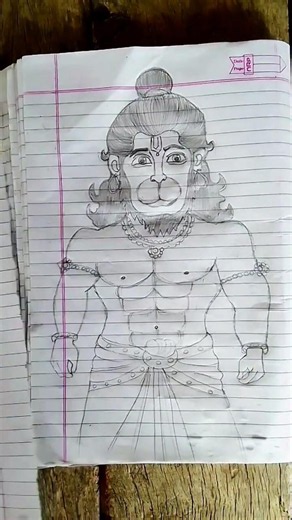 🚩 Jai Hanuman 🙏 | Beautiful Hanuman Ji Drawing ✍️ | Bajrangbali Art | Easy Sketch