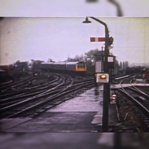 Going into Exeter St David's Railway Station in the 1960s
