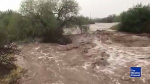 802K views · 5.1K reactions | This intense flooding was caught on camera in Arizona | The Weather Channel | Facebook