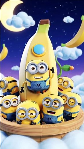 Banana Song 🍌 | Minions | Funny Dance for Kids | Ezylar Kids Cartoon Song #minions #funny #cartoon