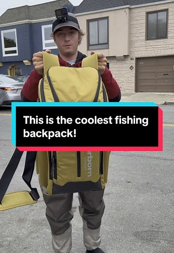 This $130 backpack is a bank anglers dream!! #fishing #bankfishing #backpack #bayarea #striper