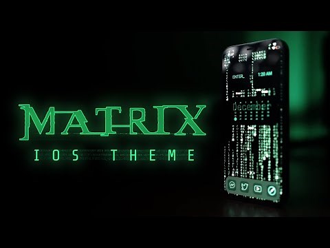 The MATRIX Theme for iPhone 13 & iOS 15: FREE Homescreen Customization!