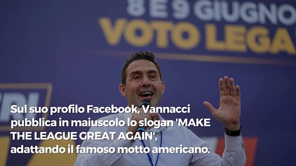 Vannacci: «Make the League Great Again». Il nuovo slogan ispirato a Trump VIDEO