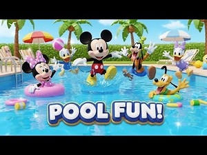 Mickey Mouse And Friends Pool Fun 🏊‍♂️ | 3D Cartoon Summer Water Fun for Kids