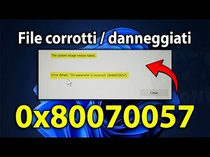 How to Fix Error Code 0X80070057 on Windows 10 and 11 - Tutorial