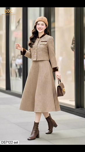 48K views · 531 reactions | Không phải váy nào cũng hợp, chỉ váy DVC mới nâng được khí chất của nàng  #VayDamThietKe #ThoiTrangNu #congrats #FashionTrends #sivay #chinhhang #dvc #vaynu #ds7122 | DVC - Thương Hiệu Thời Trang | Facebook