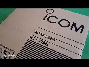 iCOM IC-V86 UNBOXING