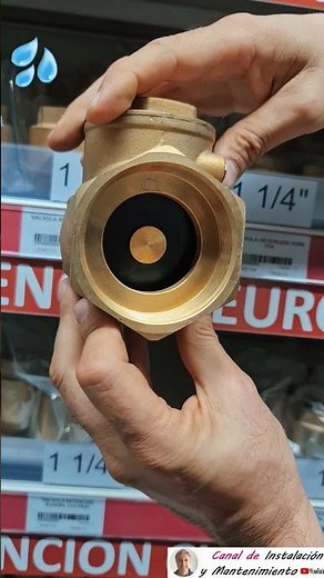 💦👨🏻‍🔧Cómo funciona la válvula del anti-retorno.#fontanería_básica