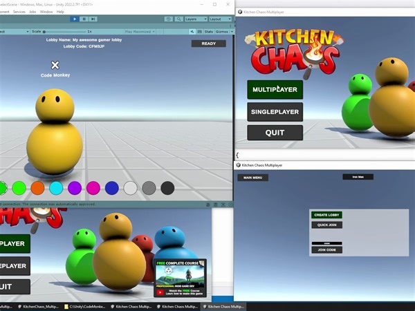 Learn Unity Multiplayer (FREE Complete Course, Netcode for Game Objects Unity Tu