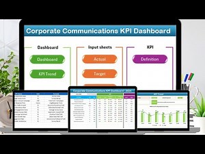Corporate Communications KPI Dashboard in Excel