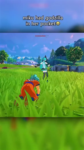 Hatsune Miku controlled Godzilla