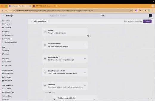 [Workflows] Using complex JSON objects