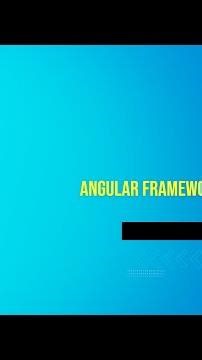 Angular Framework: Core Concepts #Shorts