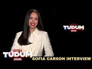 Sofia Carson Interview- Sofia Carson on Hosting TUDUM & That Evelyn Hugo Casting Rumor 👀