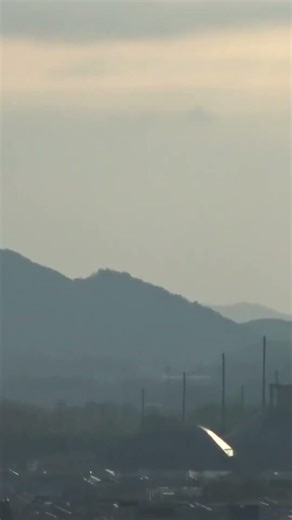 彦根城の本丸広場から見渡した城下町の風景